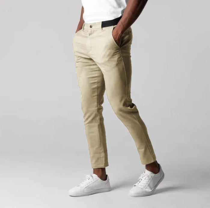 Knöchellange Stretchhose Für Männer | Slim Fit