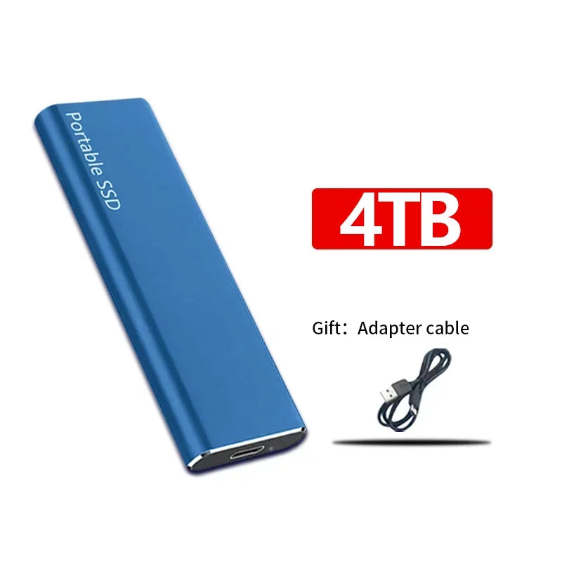 External SSD Storage Drive Portable High Speed Data Backup