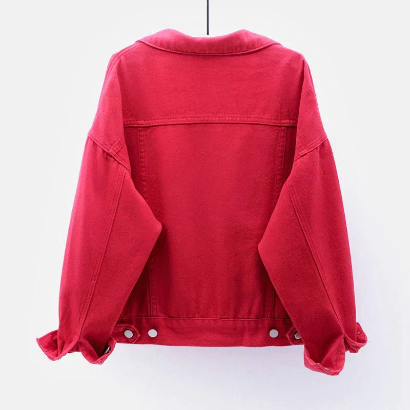 Langarm Jeansjacke Für Damen | Stilvoll