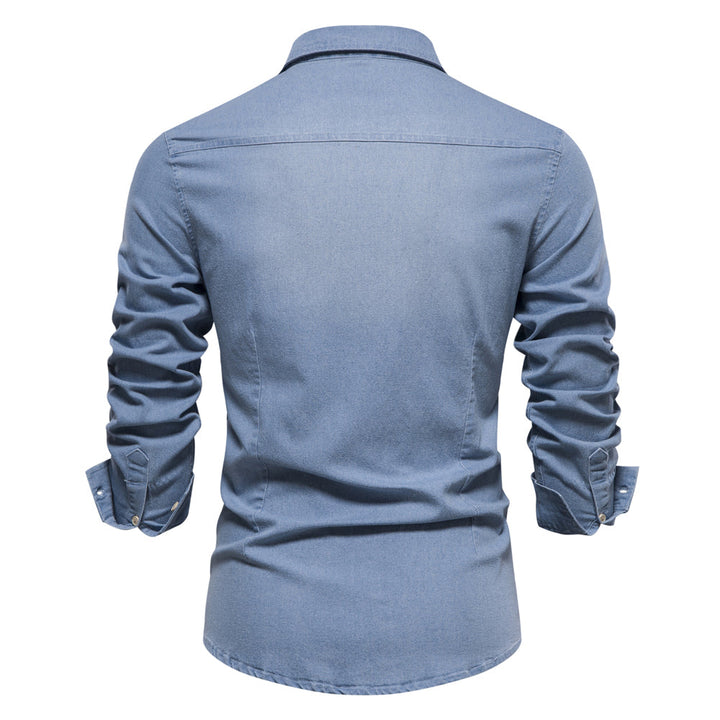 Herren Freizeit Jeanshemd | Langarm