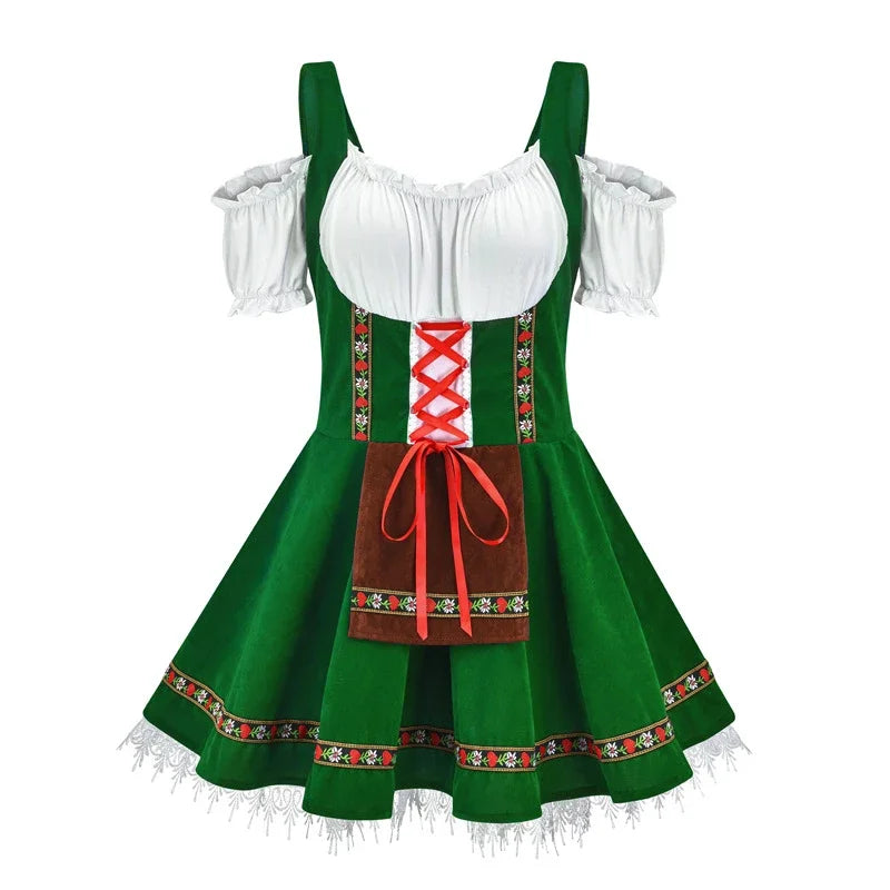Trendiges Oktoberfest Dirndlkleid Für Damen | Midi