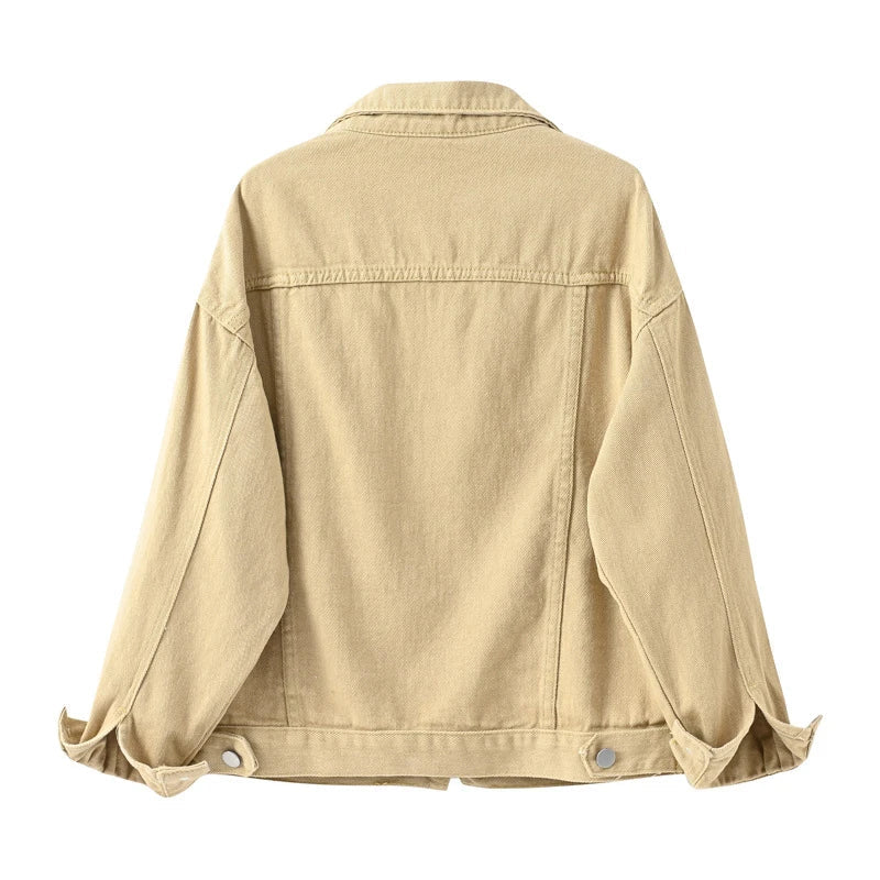 Langarm Jeansjacke Für Damen | Stilvoll