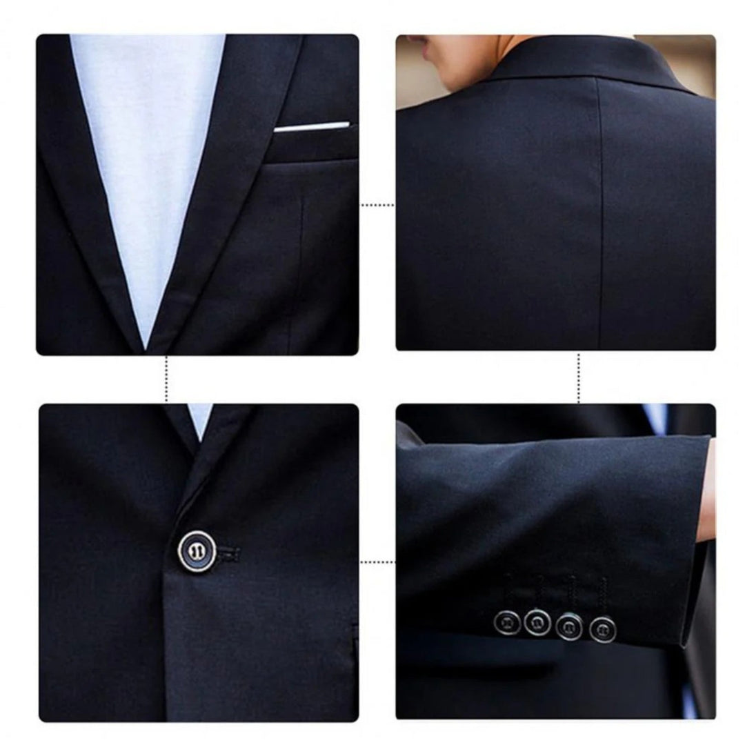 Bastien | Eleganter Zweiteiliger Hochzeitsanzug Für Herren