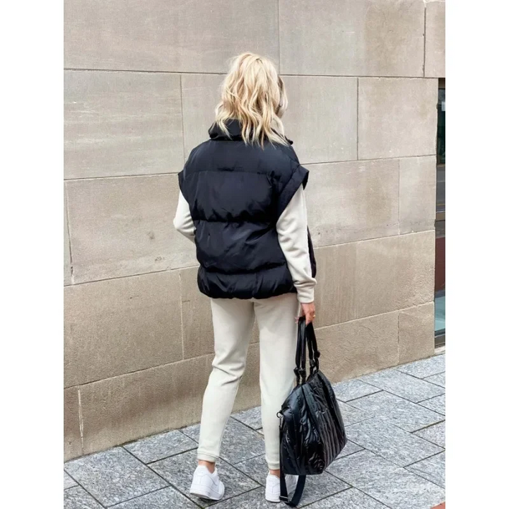 Modische Zip-Weste Für Damen | Winter