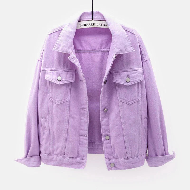 Langarm Jeansjacke Für Damen | Stilvoll