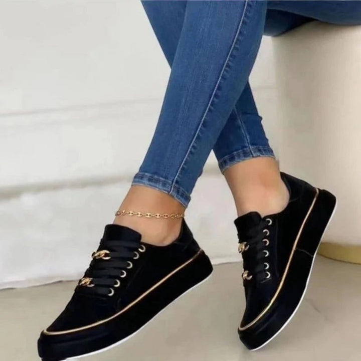 Yasmine | Lässige Plateau-Sneaker Für Damen