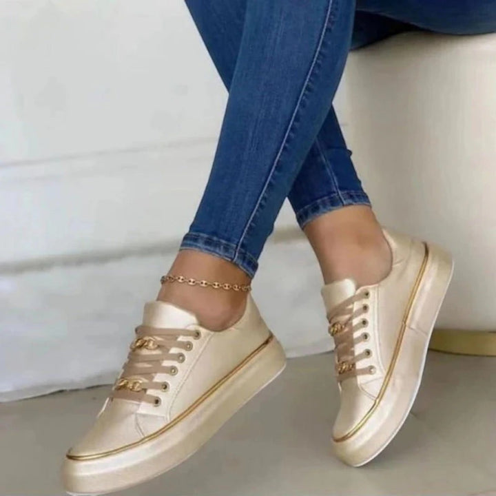 Yasmine | Lässige Plateau-Sneaker Für Damen