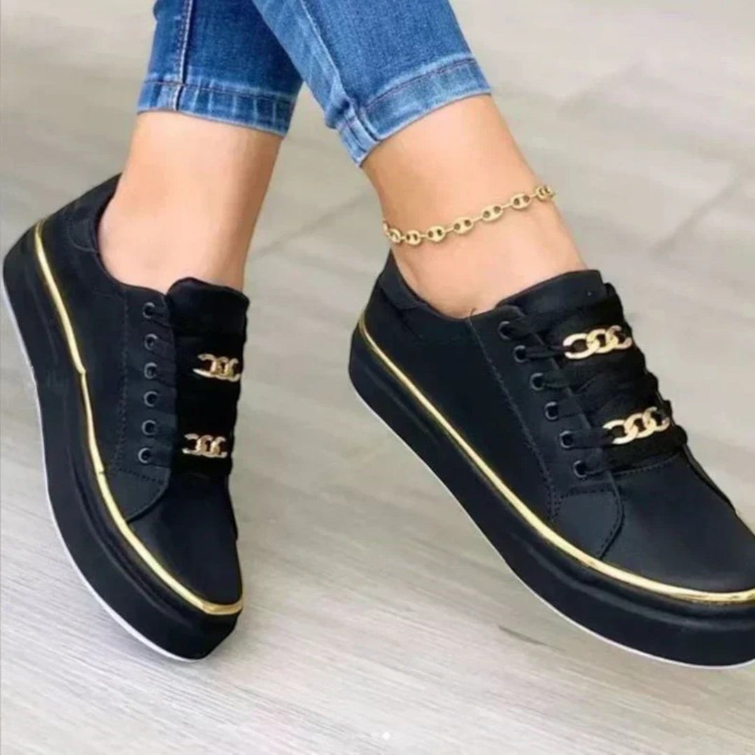 Yasmine | Lässige Plateau-Sneaker Für Damen