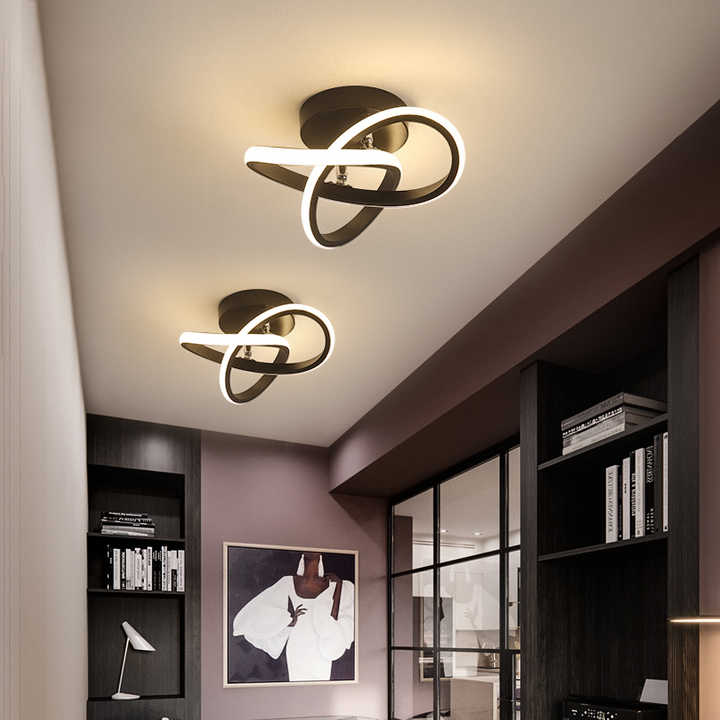 Adjustable 3 Ring LED Ceiling Light Modern Surface Mounted Design