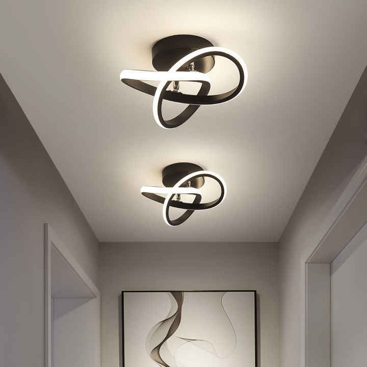 Adjustable 3 Ring LED Ceiling Light Modern Surface Mounted Design
