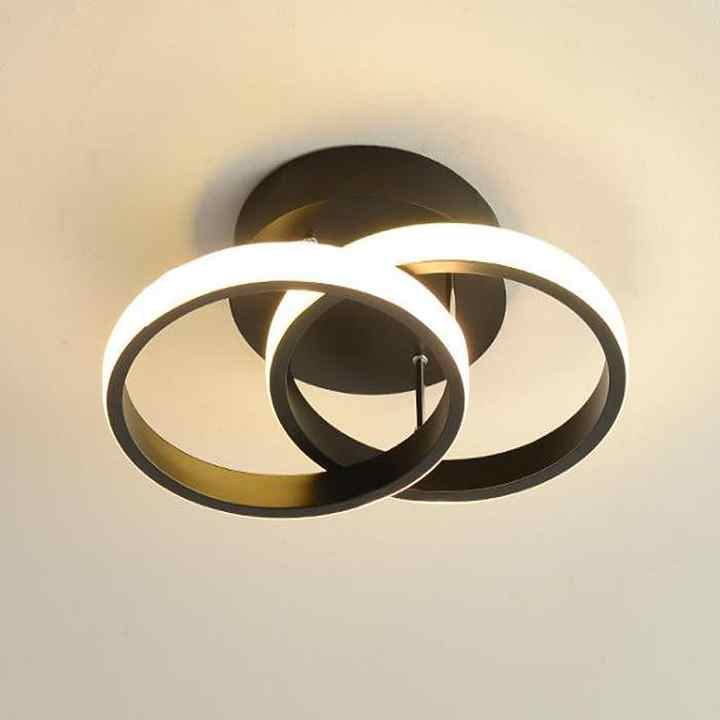 Adjustable 3 Ring LED Ceiling Light Modern Surface Mounted Design
