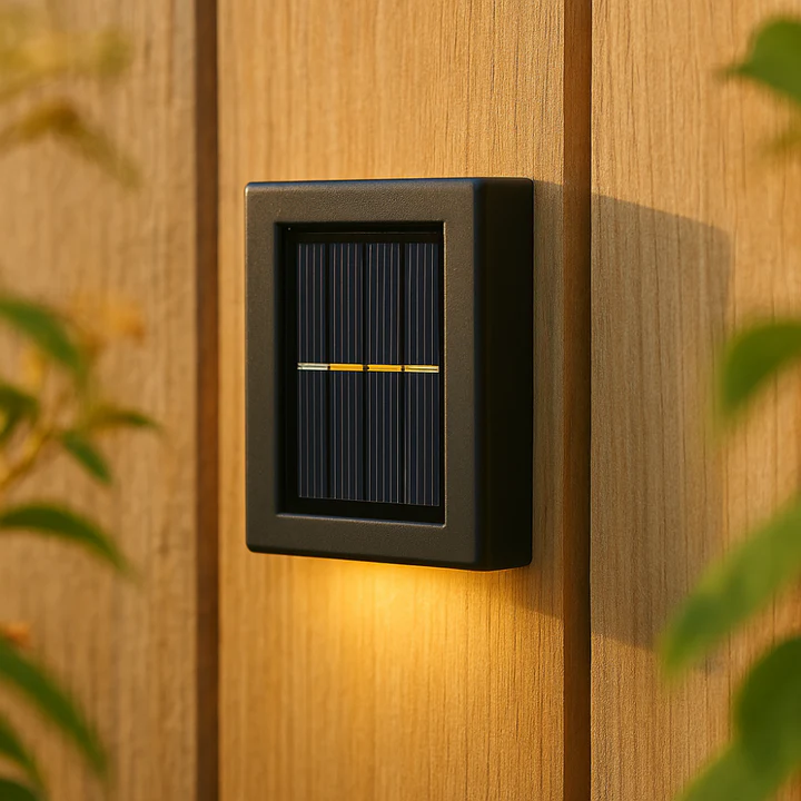 LED Solar-Wandlampen – Kabellos, Wetterfest & Energiesparend | Stimmungsvolle Außenbeleuchtung für Garten, Terrasse & Balkon