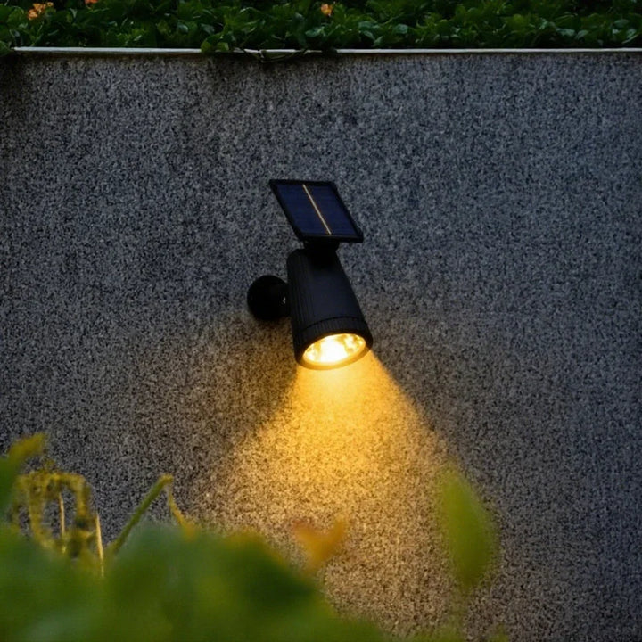 Solar Garden Spotlight Adjustable Colour Outdoor Lighting