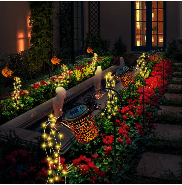Solar LED Garden Light Outdoor Starburst Stake Lamp