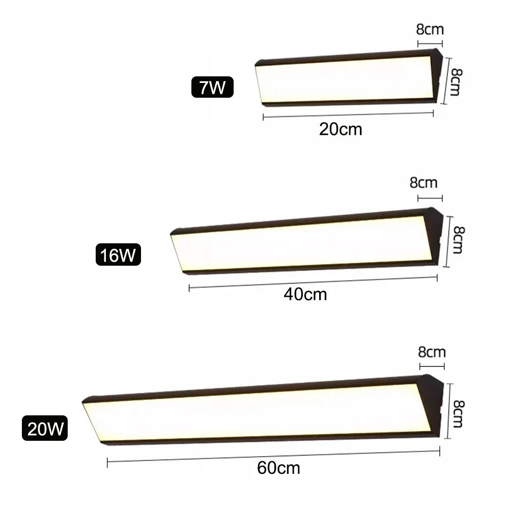 LED Exterior Wall Light Weatherproof Outdoor Fixture