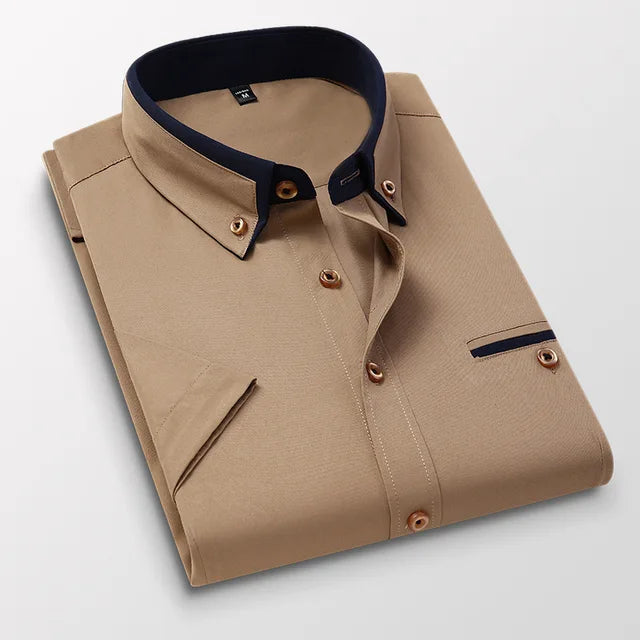 Formelles Langarmhemd Für Herren | Button Down