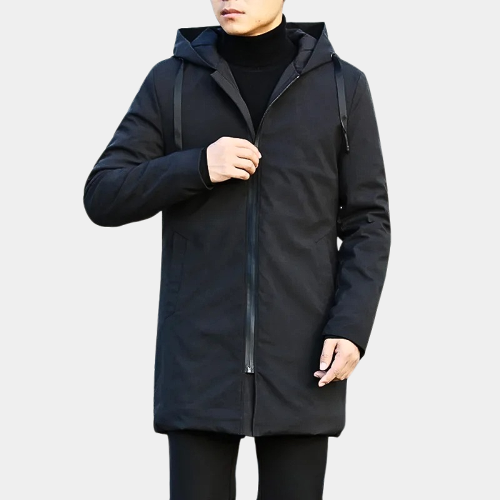 Herren Lange Regenjacke | Winter