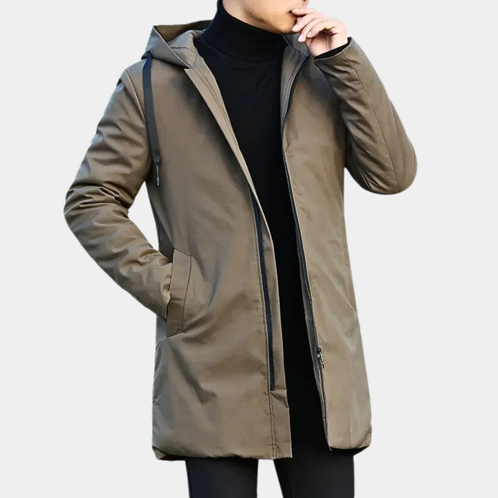 Herren Lange Regenjacke | Winter