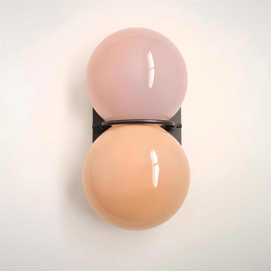 Luz de Pared Contemporánea con Globos Apilados