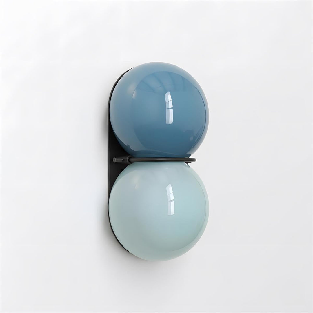 Luz de Pared Contemporánea con Globos Apilados