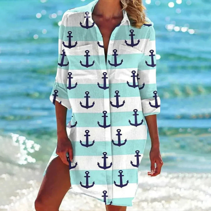 Amanda | Bequemes Langärmeliges Sommerkleid Für Frauen