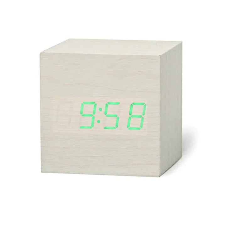 Kompakter LED-Wecker mit Temperaturanzeige
