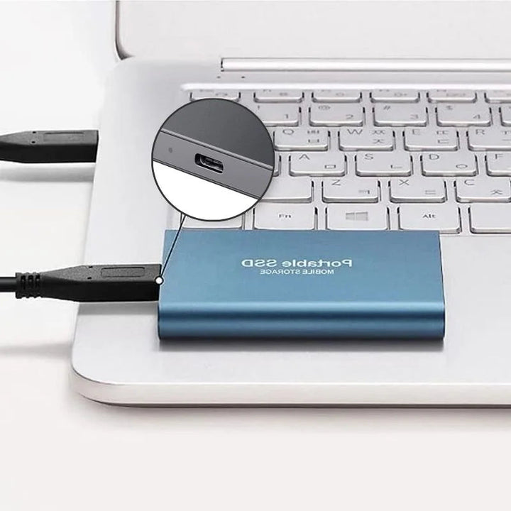 Portable External SSD High-Performance File Storage