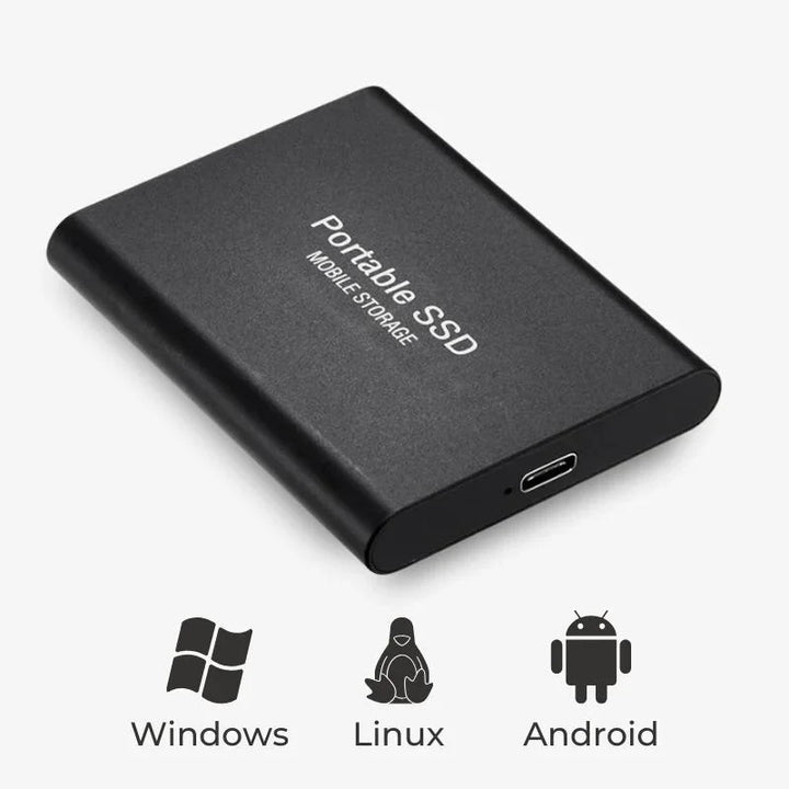 Portable External SSD High-Performance File Storage
