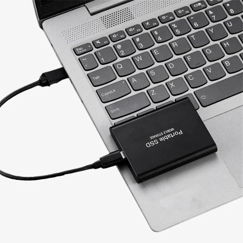 Portable External SSD High-Performance File Storage