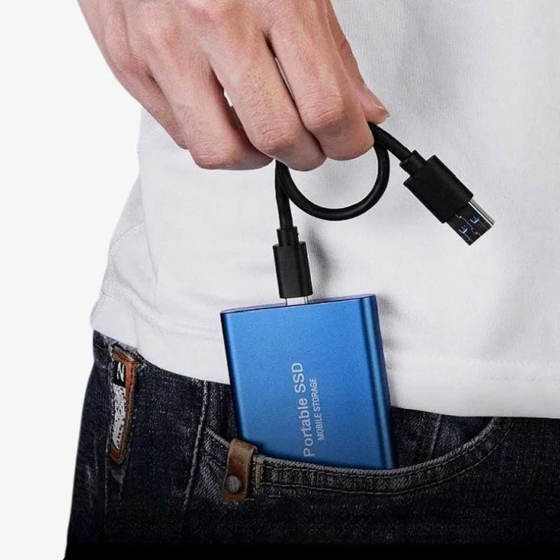 Portable External SSD High-Performance File Storage
