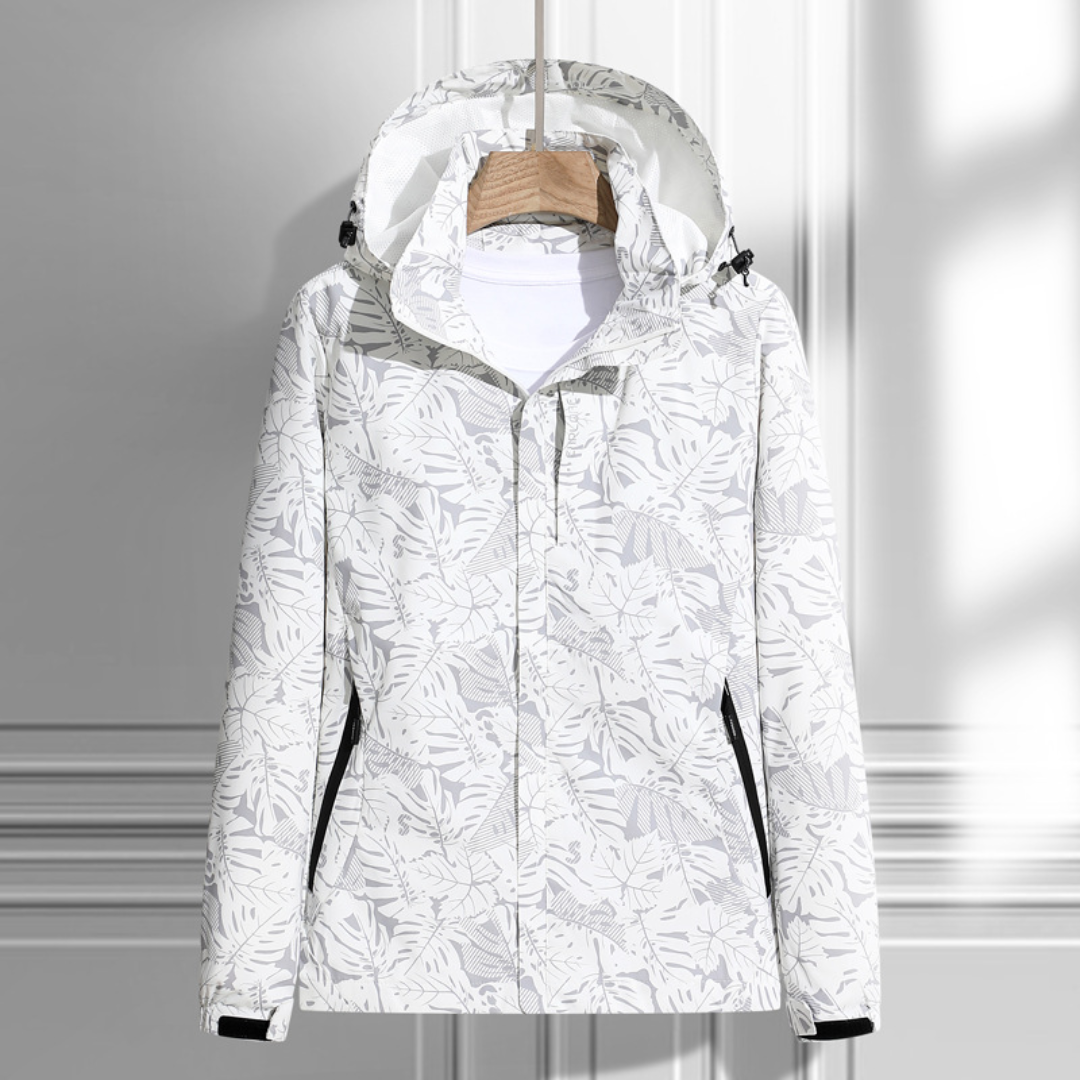Damen Regenjacke Mit Reißverschluss | Mit Kapuze