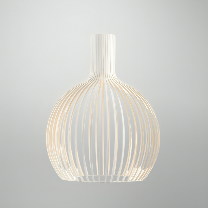 Minimalist Woodwork Pendant Light for Dining and Living Spaces