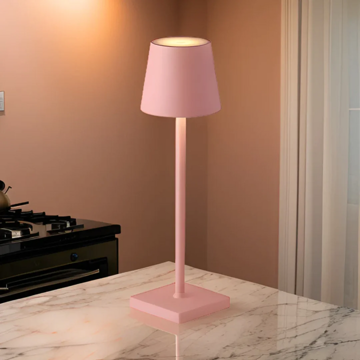 Multifunktionale LED-Tischlampe – Kabellos, Wiederaufladbar & Dimmbar | Modernes Nordic-Design für Wohnzimmer, Schlafzimmer & Büro