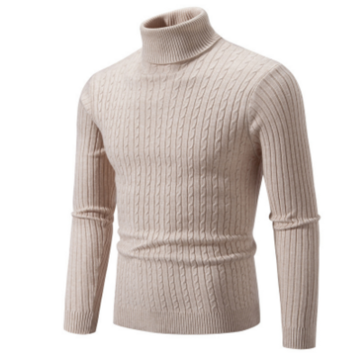 Herren Winter Strickpullover | Rollkragen