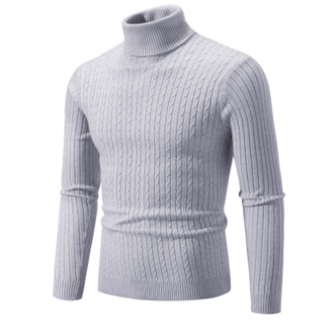 Herren Winter Strickpullover | Rollkragen