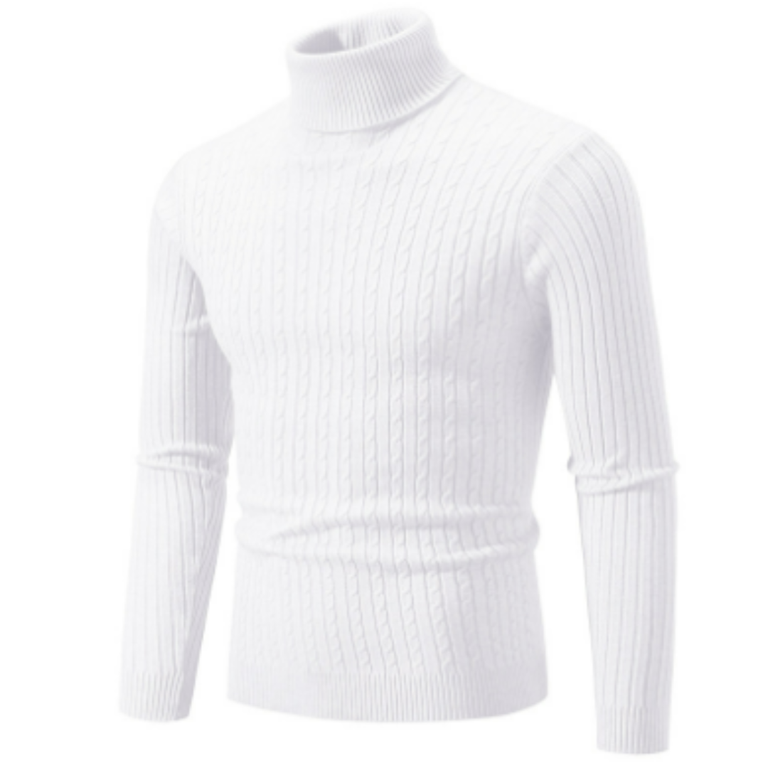 Herren Winter Strickpullover | Rollkragen