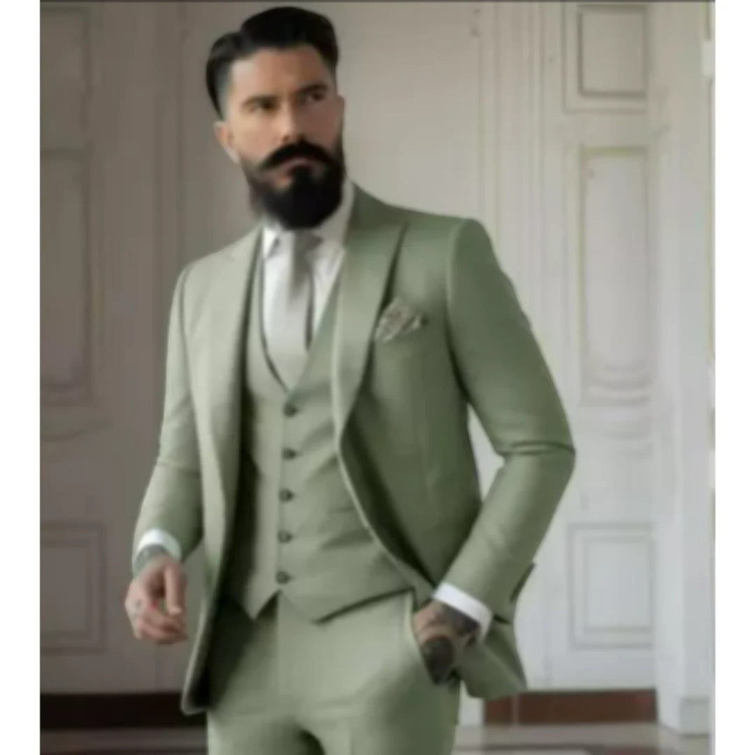 Pascal | 3-teiliger Hochzeitsgastanzug Für Männer | Elegant