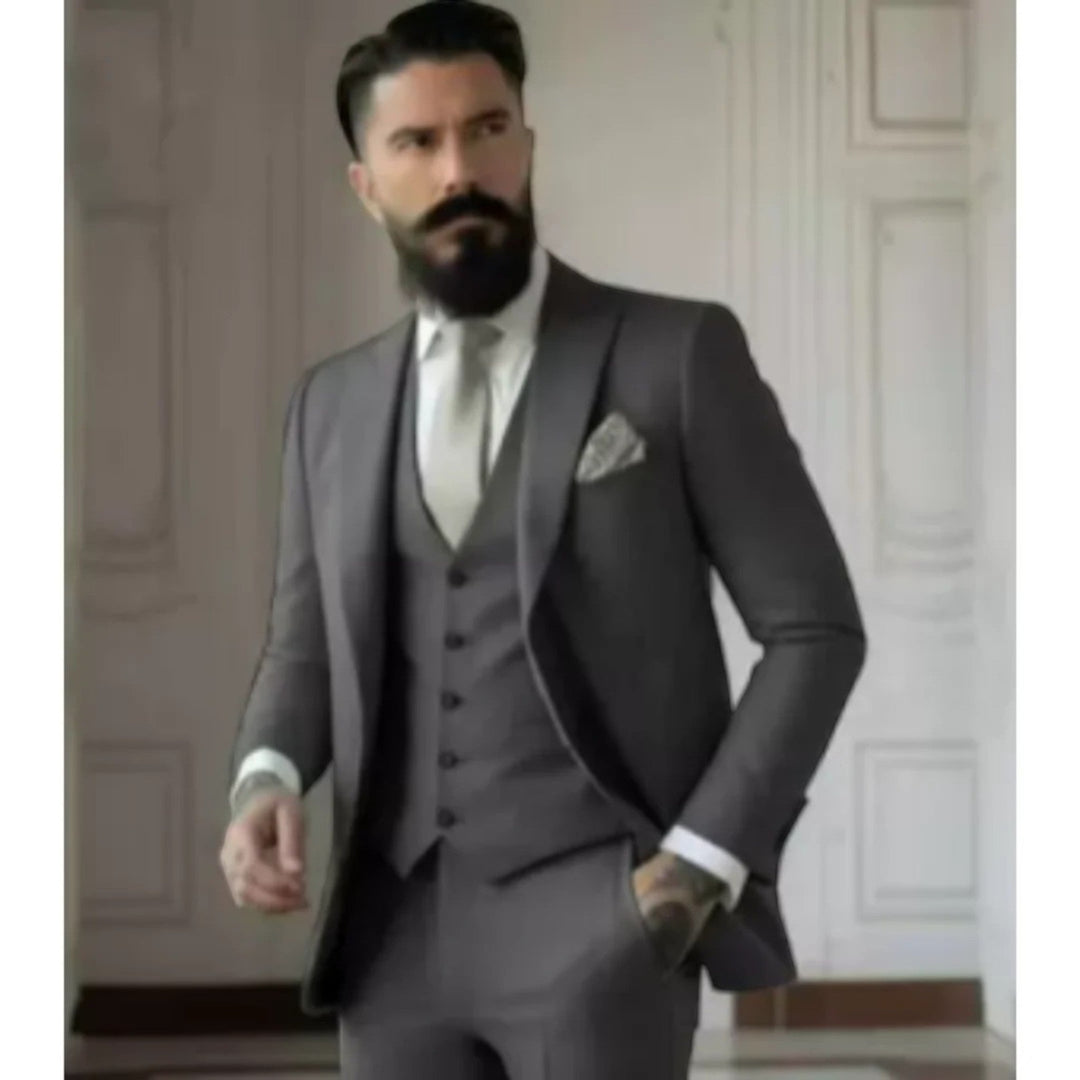 Pascal | 3-teiliger Hochzeitsgastanzug Für Männer | Elegant