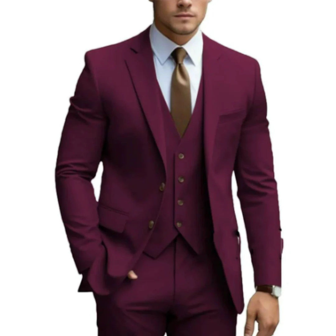 Jonas | Eleganter 3-teiliger Anzug Für Herren