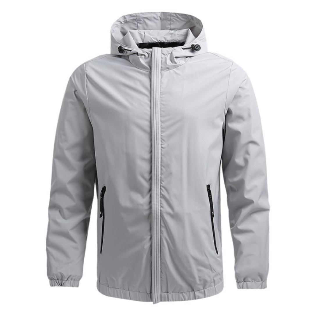 Herren Kapuzen Outdoor Regenjacke | Langarm