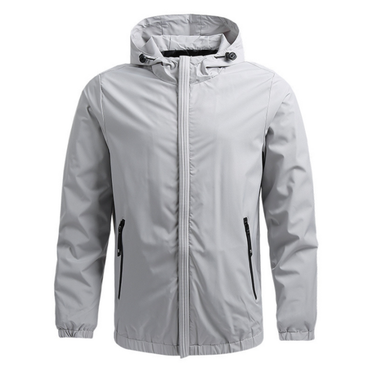 Herren Kapuzen Outdoor Regenjacke | Langarm