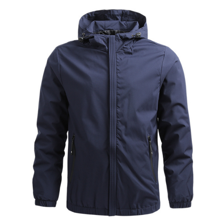 Herren Kapuzen Outdoor Regenjacke | Langarm