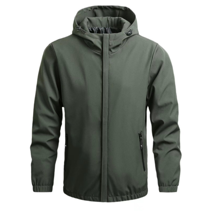 Herren Kapuzen Outdoor Regenjacke | Langarm