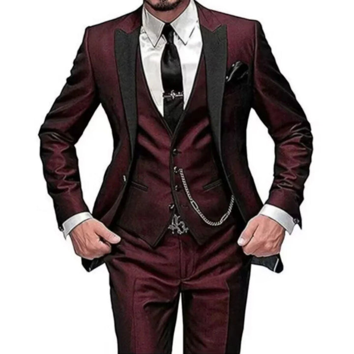 Isaac | 3-teiliger Anzug Für Herren | Slim Fit
