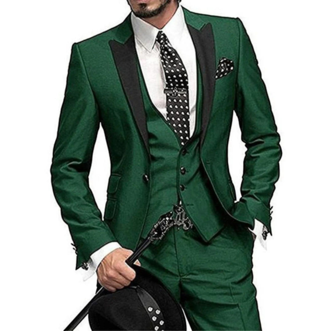 Isaac | 3-teiliger Anzug Für Herren | Slim Fit