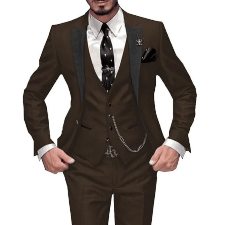 Isaac | 3-teiliger Anzug Für Herren | Slim Fit