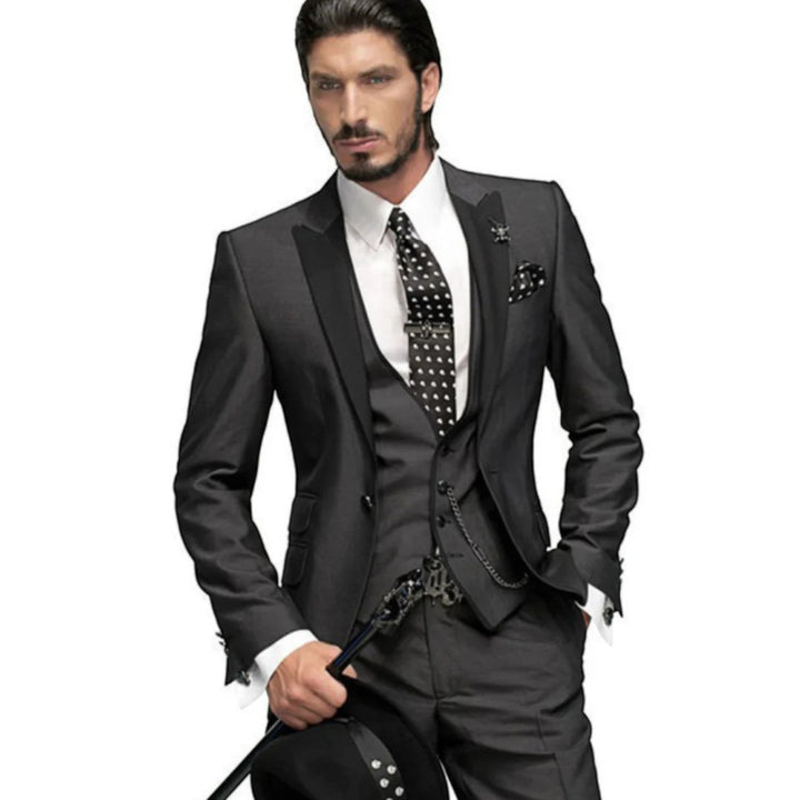 Isaac | 3-teiliger Anzug Für Herren | Slim Fit