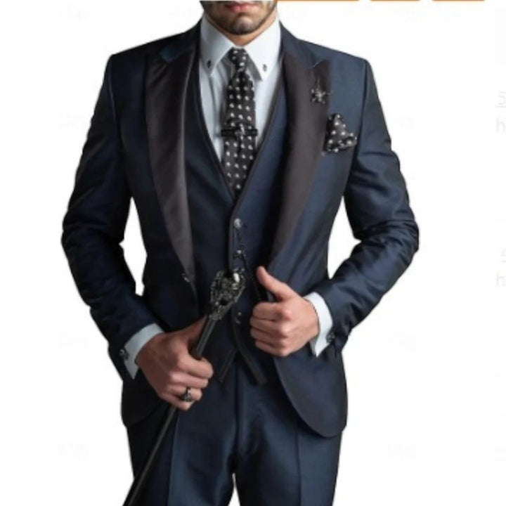 Isaac | 3-teiliger Anzug Für Herren | Slim Fit