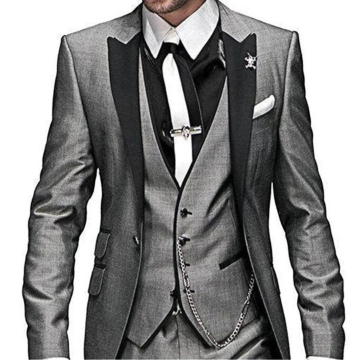 Isaac | 3-teiliger Anzug Für Herren | Slim Fit