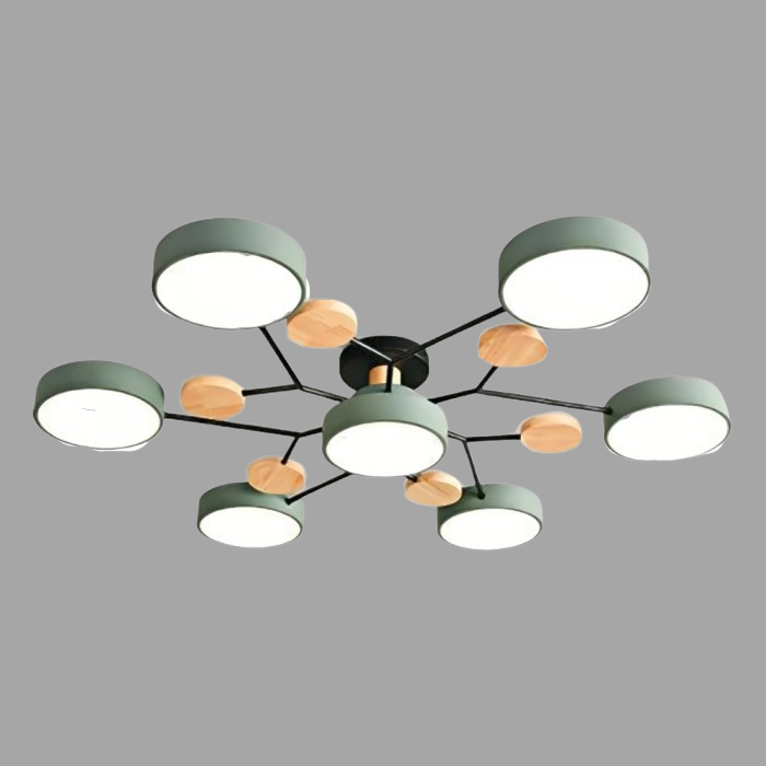 Slim Disc Branch Ceiling Light Modern Branch Design